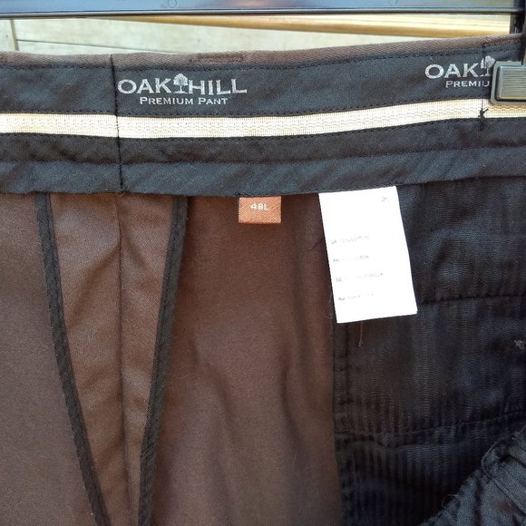 oak hill premium pant chocolate brown chinos - Picture 2 of 13